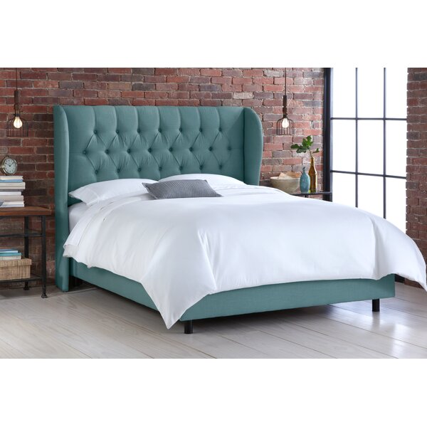 Wayfair Custom Upholstery™ Elsa Upholstered Wingback Bed & Reviews ...